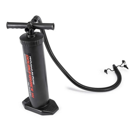 Stempelpumpe 48 cm til oppustelige produkter med 3 dyser og fleksibel slange