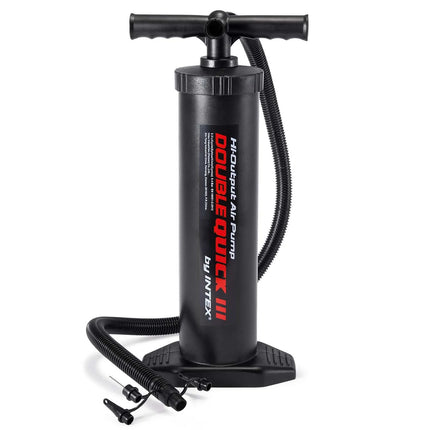 Stempelpumpe 48 cm til oppustelige produkter med 3 dyser og fleksibel slange