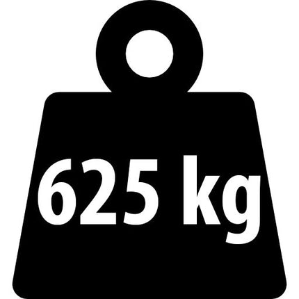 Opbevaringsreol i metal med 5 hylder - 150 x 75 x 30 cm, perfekt til garage, kælder og butik