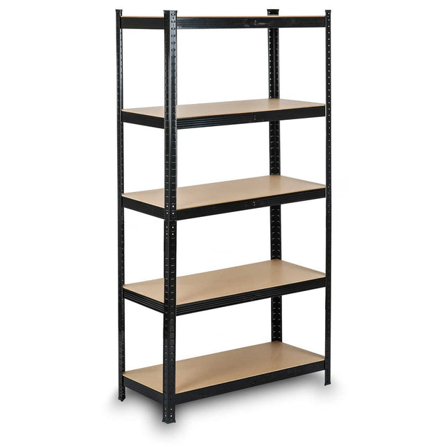 Stabil metalhylde til opbevaring 150x75x30 cm - perfekt til garage, kælder og butik