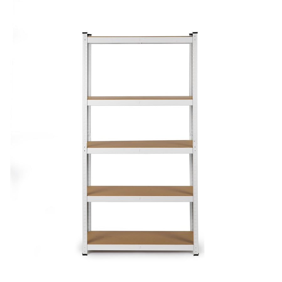 Opbevaringsreol i metal 180 x 90 x 30 cm - Stabil hylde til garage, butik og lager
