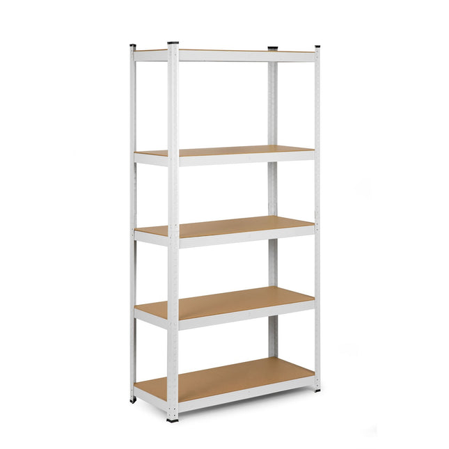 Opbevaringsreol i metal 180 x 90 x 40 cm - Stabil og funktionel hylde til garage, kælder og butik