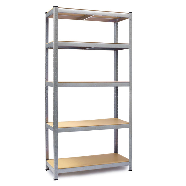 Opbevaringsreol i metal 180 x 90 x 40 cm - Stabil og funktionel hylde til garage, lager og butik