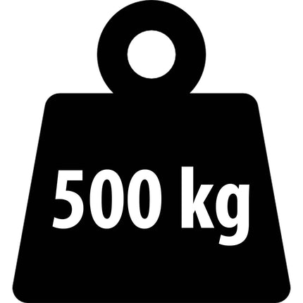 Opbevaringsreol i metal 180 x 40 x 40 cm med justerbare hylder og høj belastning