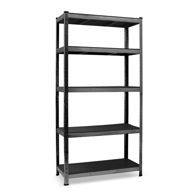 Opbevaringsreol i metal 180 x 90 x 40 cm - stabil og funktionel til garage, lager og butik