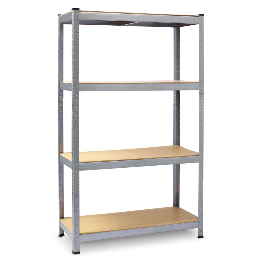 Sæt med 2 metalreoler 150×75×30 cm – robust lager- og opbevaringsreol med justerbare hylder og høj bæreevne til garage, kælder og værksted