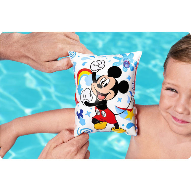 Mickey Mouse svømmearmbånd til børn - 23 x 15 cm, sikkerhed og sjov i vandet