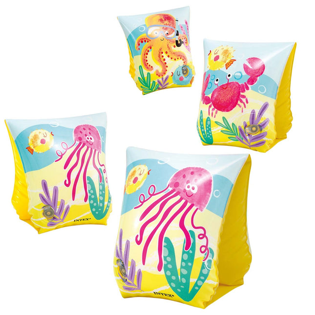 Svømmearmbånd til børn med farverig grafik - 23 x 15 cm, perfekt til læring i vandet