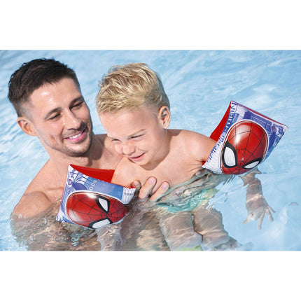 Svømmevinger til børn med Spider-Man-motiv, 23 x 15 cm, 2 luftkamre – Bestway