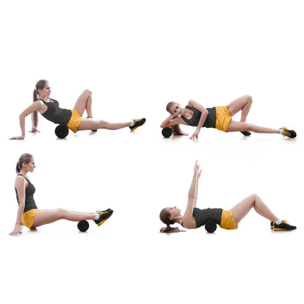 EVA træningsrulle til foam rolling, massage og rehabilitering - skridsikker og vandtæt, 30x15 cm