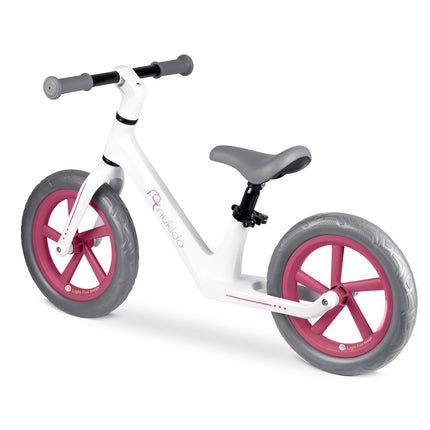Nukido balancecykel til børn - let og justerbar løbecykel med 12'' punkteringssikre hjul