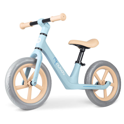 Nukido balancecykel til børn - let og justerbar løbecykel med punkteringssikre hjul og ergonomisk design