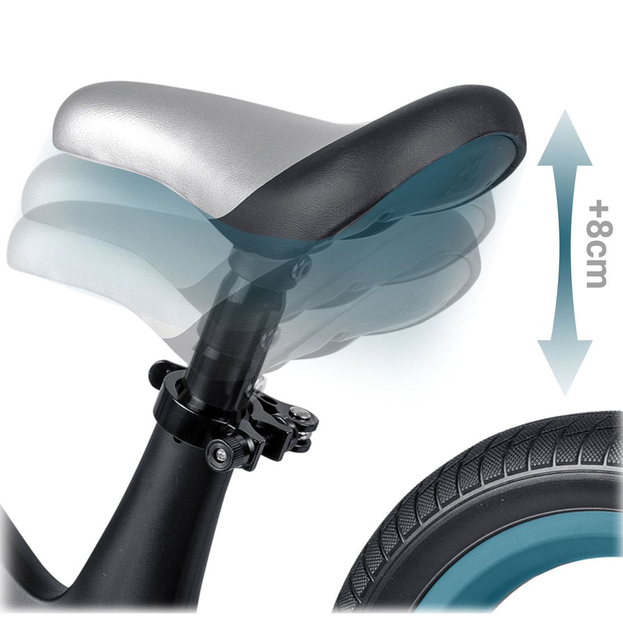 Løbecykel til børn - Letvægts balancecykel med justerbart sæde og punkteringssikre hjul