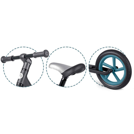 Løbecykel til børn - Letvægts balancecykel med justerbart sæde og punkteringssikre hjul