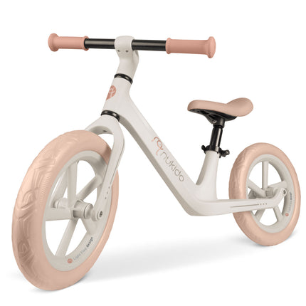 Nukido balancecykel til børn - let og justerbar løbecykel med 12'' punkteringssikre hjul