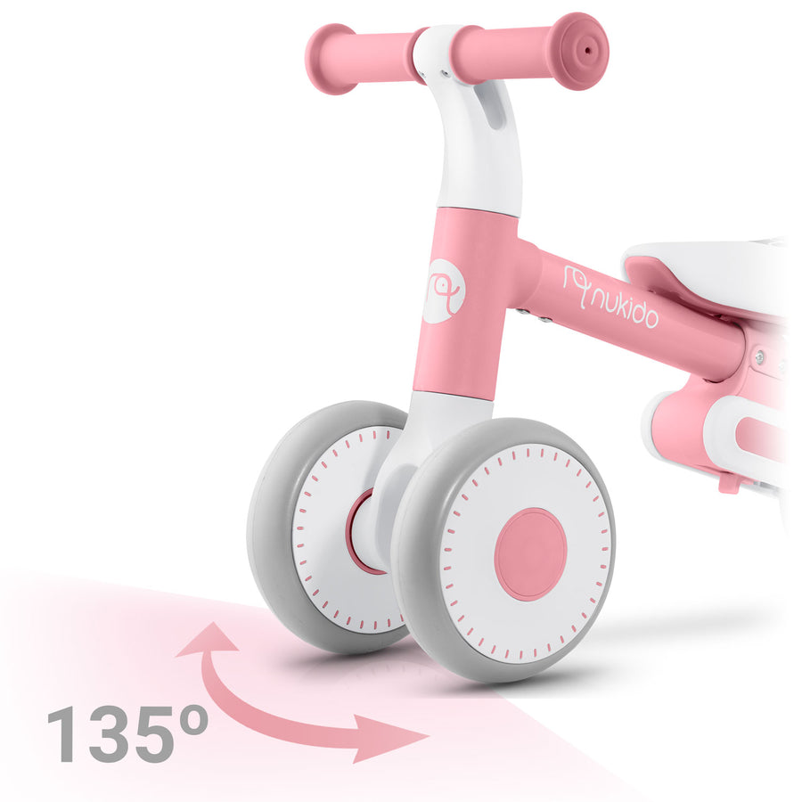 Balancecykel til børn - Løbecykel med justerbar sædehøjde og EVA-skumhjul