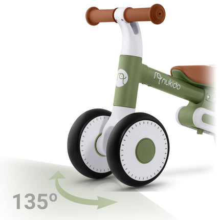 Løbecykel til børn - Balancecykel med justerbar sædehøjde og EVA-skumhjul for stabilitet
