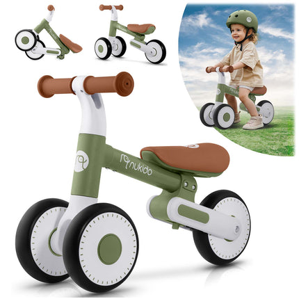 Løbecykel til børn - Balancecykel med justerbar sædehøjde og EVA-skumhjul for stabilitet
