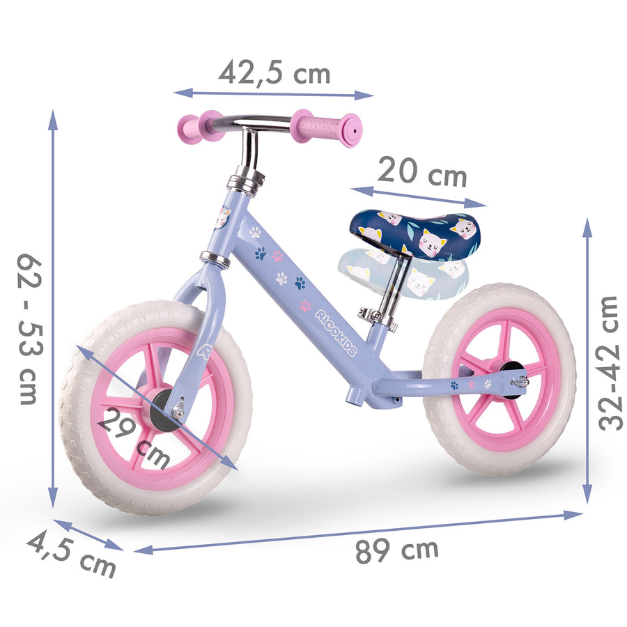 Balancecykel til børn - Let og holdbar cykel til motorisk udvikling og sjove cykeleventyr