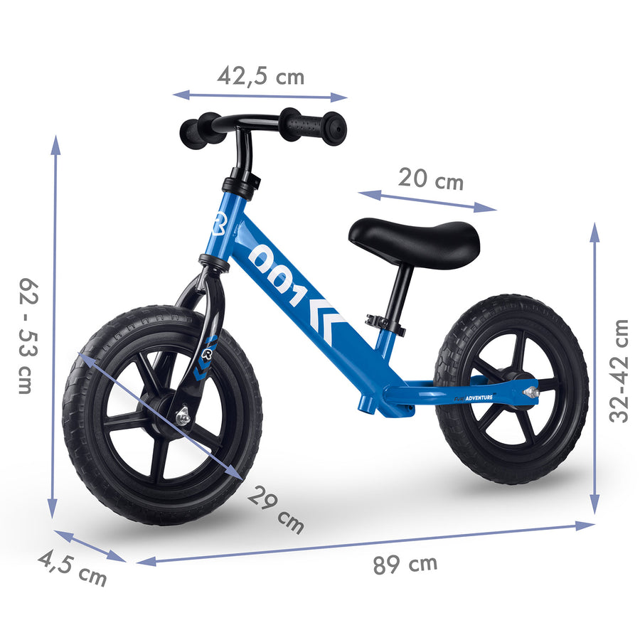 Balancecykel til børn - Let og holdbar cykel til motorisk udvikling og sjove cykeleventyr