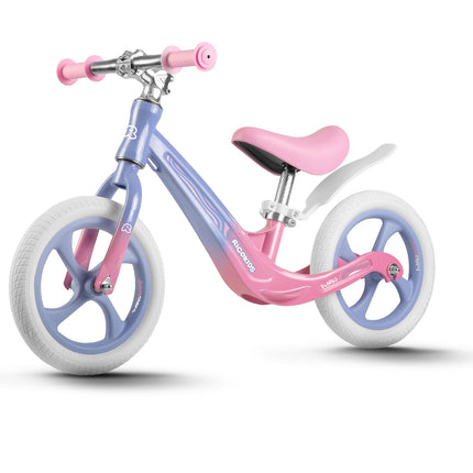 Løbecykel til børn - Letvægts magnesium balancecykel med justerbar sædehøjde og punkteringsfrie EVA-skumhjul