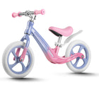 Løbecykel til børn - Letvægts magnesium balancecykel med justerbar sædehøjde og punkteringsfrie EVA-skumhjul