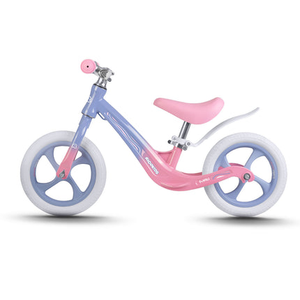Løbecykel til børn - Letvægts magnesium balancecykel med justerbar sædehøjde og punkteringsfrie EVA-skumhjul