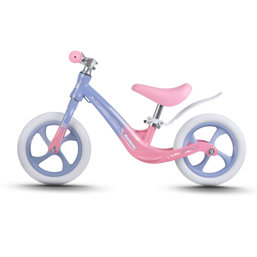 Løbecykel til børn - Letvægts magnesium balancecykel med justerbar sædehøjde og punkteringsfrie EVA-skumhjul