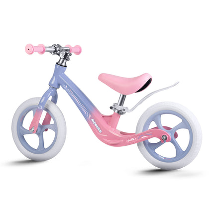 Løbecykel til børn - Letvægts magnesium balancecykel med justerbar sædehøjde og punkteringsfrie EVA-skumhjul