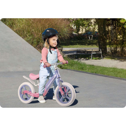 Løbecykel til børn - Letvægts magnesium balancecykel med justerbar sædehøjde og punkteringsfrie EVA-skumhjul