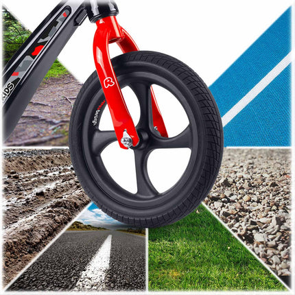 Magnesium Løbecykel til Børn - Justerbar Sædehøjde, Punkteringsfrie Hjul og Ergonomisk Design til Motorisk Udvikling