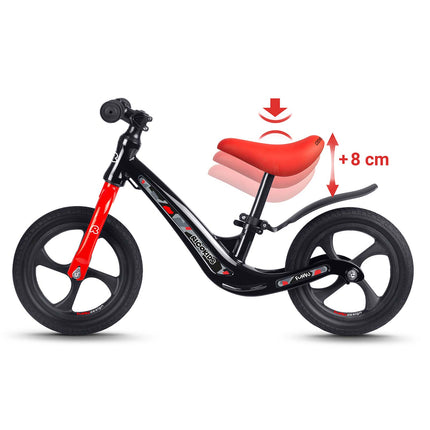 Magnesium Løbecykel til Børn - Justerbar Sædehøjde, Punkteringsfrie Hjul og Ergonomisk Design til Motorisk Udvikling
