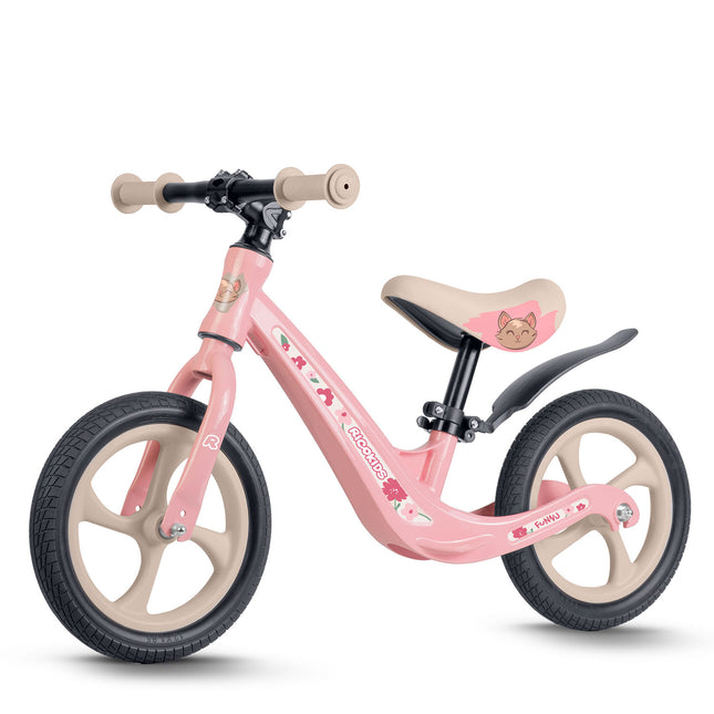 Magnesium Løbecykel til Børn - Justerbar, Punkteringsfri og Letvægts Design til Første Cykelture