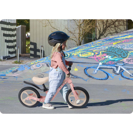 Magnesium Løbecykel til Børn - Justerbar, Punkteringsfri og Letvægts Design til Første Cykelture
