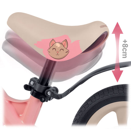 Magnesium Løbecykel til Børn - Justerbar, Punkteringsfri og Letvægts Design til Første Cykelture
