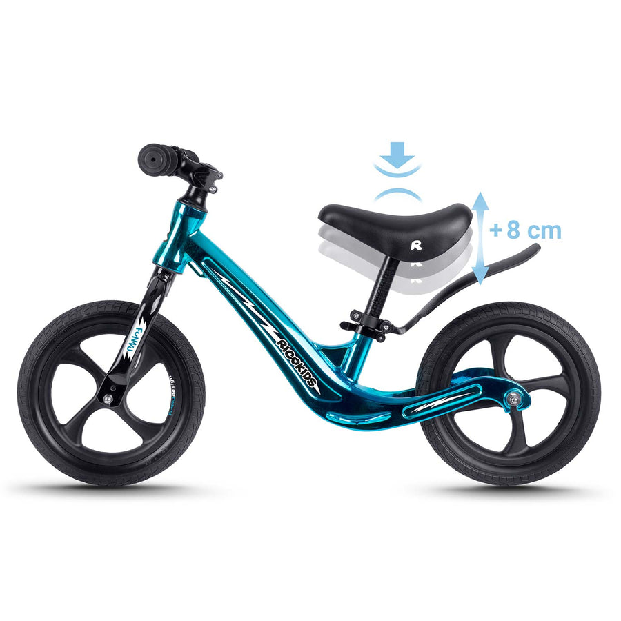 Magnesium Løbecykel til Børn - Justerbar, Punkteringsfri Hjul og Ergonomisk Design