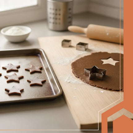 Gingerbread House Mold Set - 10 Dele til Kreativ Bagning
