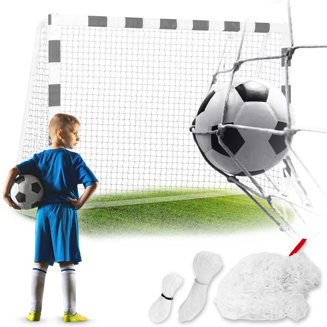 Fodboldmålnet 300x200 cm - Holdbart net til fodboldmål med nem montering