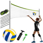 Volleyball- og badmintonnet med ramme 570 cm - perfekt til udendørs sjov!