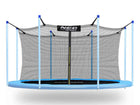 Indernet til trampolin 397-404 cm (13 fod) - Sikkerhedsnet med 8 stolper til haven