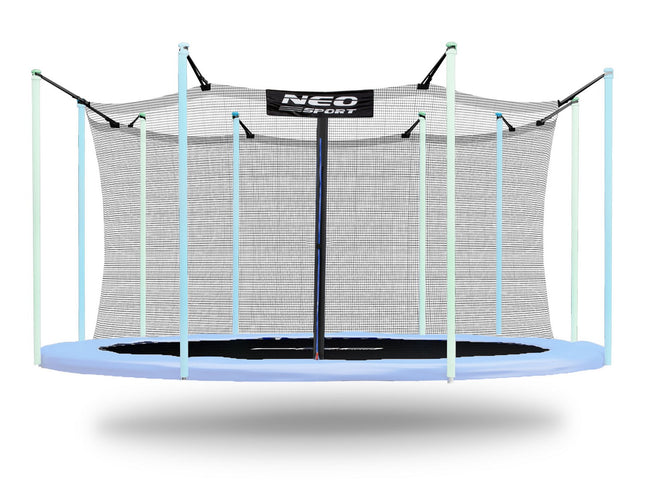 Indernet til trampolin 457-465 cm (15 fod) med 10 stolper - Sikkerhedsnet til haven