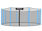 Udendørs sikkerhedsnet til trampolin 457-465 cm (15 fod) med 10 stolper - Holdbart og nemt at montere
