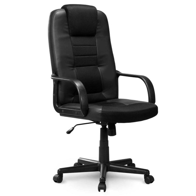 Kontorstol med ergonomisk design og justerbar højde til hjemmekontoret