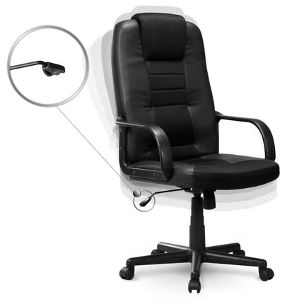 Kontorstol med ergonomisk design og justerbar højde til hjemmekontoret