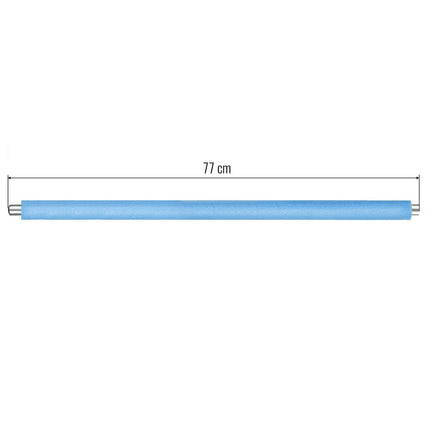 Topstolpe til trampolin med udvendigt net, 140 cm (4,5 fod), blå