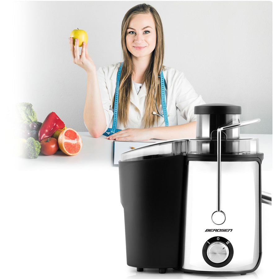 Juicer 600W - Effektiv og stilren saftpresser til sund livsstil