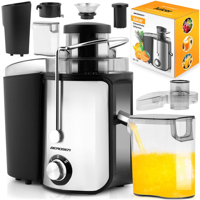 Juicer 600W - Effektiv og stilren saftpresser til sund livsstil
