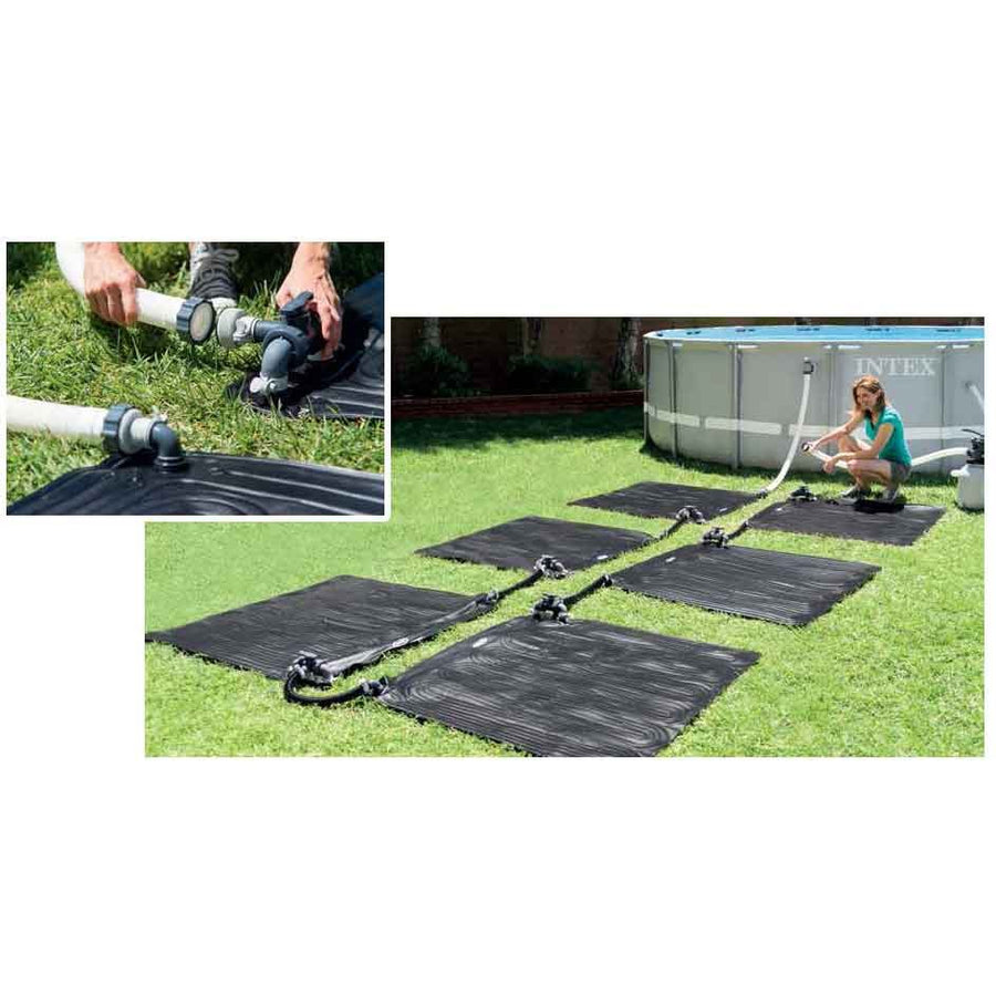 Solvarmepanel til opvarmning af poolvand 120 x 120 cm - Økologisk og økonomisk løsning