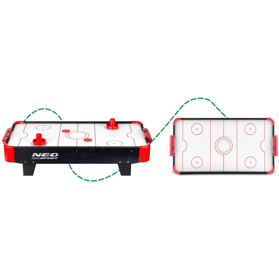 Mini Airhockey Spillebord - Bærbart Bordspil til Underholdning og Konkurrence