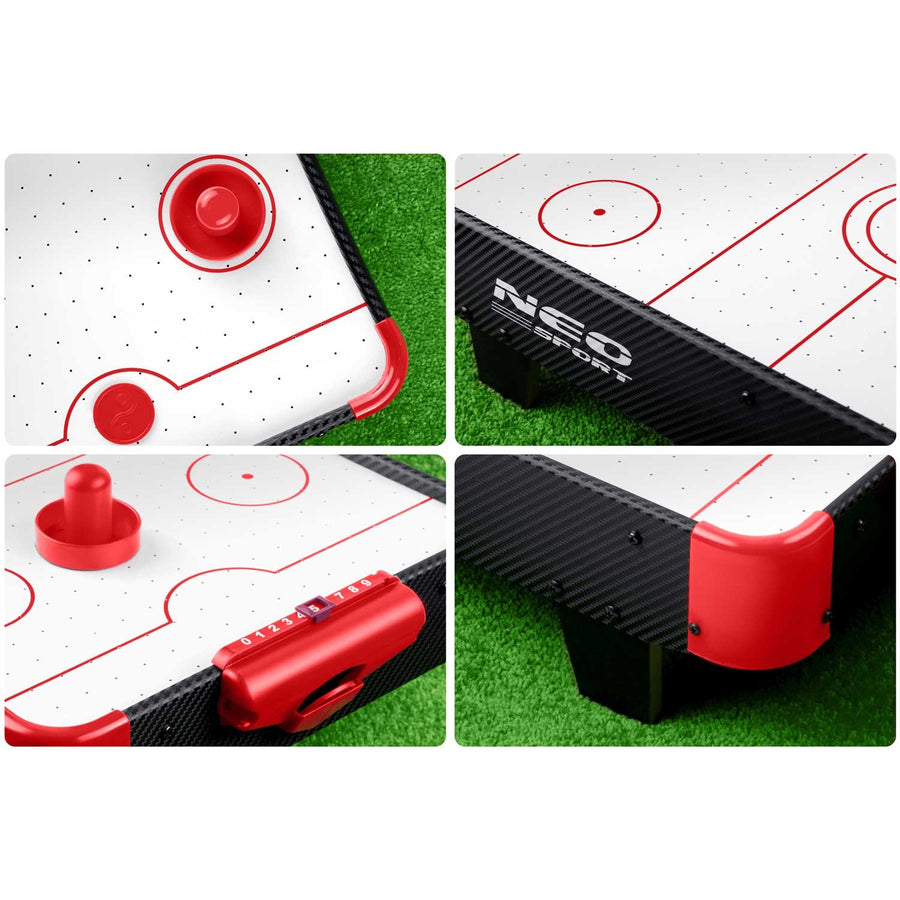 Mini Airhockey Spillebord - Bærbart Bordspil til Underholdning og Konkurrence